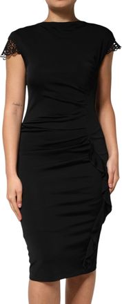 Roberto Cavalli Bodycon Short Sleeves Womens Dress (Pre-Owned)