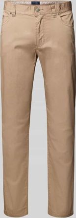 Christian Berg Regular Fit Chino im 5-Pocket-Design in Camel, Größe 33/32