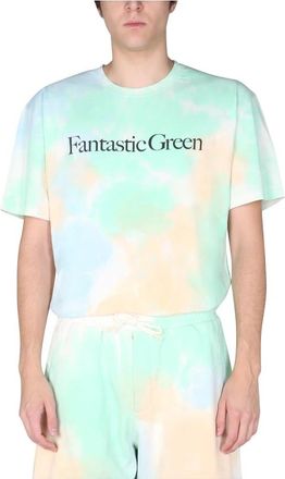Msgm Fantastisch T-Shirt - Heren - T-shirts - Groen - S - Tops