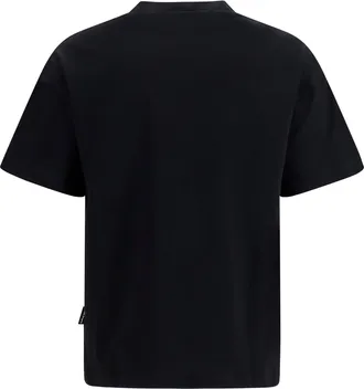Palm Angels Mens 3-Pack Logo T-Shirt Set Black-Off White Cotton T-Shirts And Polos