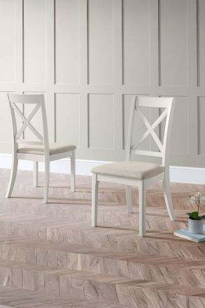 Julian Bowen Provence Dining Chair (Set of 2) in Grey