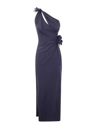 Coperni Asymmetric Flower Gown