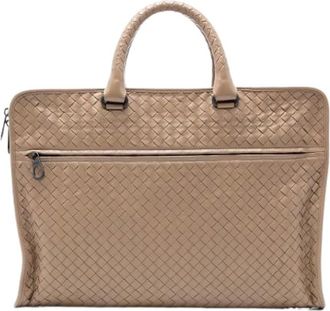 Bottega Veneta Pre-owned Handbags, female, Brown, Size: ONE SIZE Pre-owned Business Bag