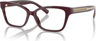 Tiffany & Co. Bordeaux Rode Brillen Montuur - unisex - Brillen - Rood - 54 MM - Accessoires