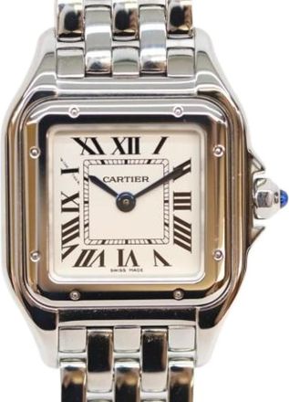 Cartier Pre-owned Vintage Polshorloge - Dames - Vintage Horloges - Wit - ONE Size - Vintage