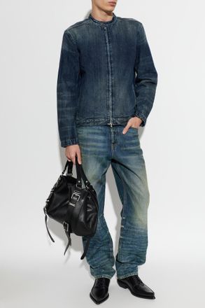 Diesel Denim Jacket D-GLORY-FSJ, Mens, Blue