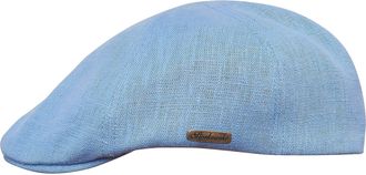 Sterkowski Rusty Cap | 100% Linen Flat for Men and Women Summer Golf English Duckbill Caps Irish Spring Peak Boys Sun Hat UK 6 3/4 Light Blue