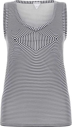 Bottega Veneta Embroidered Viscose Tank Top