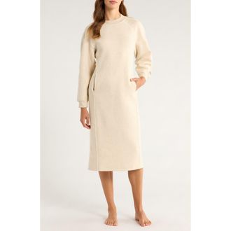 UGG Classic Long Sleeve Nightgown in Sand Heather at Nordstrom Rack, Size X-Small