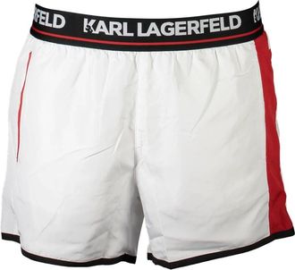 Karl Lagerfeld Kleding - Heren - Strandmode - Wit - S - Badmode