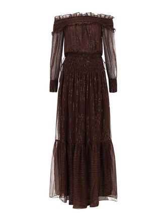 Self Portrait Dress With Ruffles And Flounces
