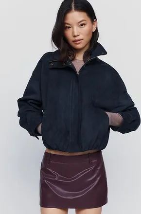 Nia Ariel Faux Leather Skort
