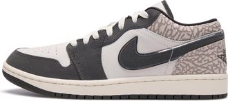 Nike Jordan Air Jordan 1 Low SE Sail Deep Pewter Elephant Print IU2268-100