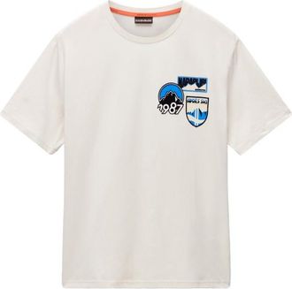 Napapijri S-Montepiana S/S T-Shirt für Herren | weiß