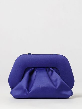 Themoir&egrave; Bios Draped Satin Mini Bag with Shoulder Strap