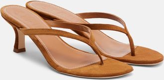 Staud Freja suede thong sandals