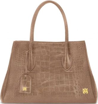 Amiri SUEDE CROC HONEY 40 TOTE Size: OS, colour: BROWN