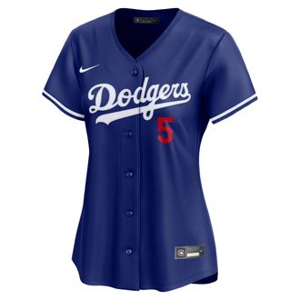 Nike Freddie Freeman Los Angeles Dodgers Womens Nike Womens Dri-FIT ADV MLB Limited Jersey in Blue | LM2WLDA2LD9-HU3