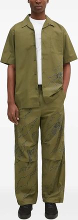 maharishi Pantaloni Bonsai con ricamo - Verde