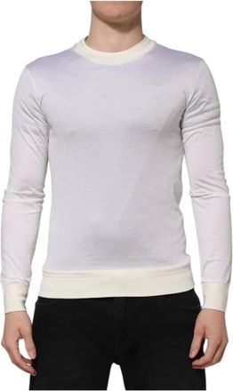 Dolce & Gabbana Heren, Tops, Wit, Maat: XS Zijde