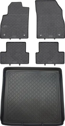 OEM Opel Astra Iv J Kombi De 09.2010 A 03.2016 Set - Alfombrillas De Goma Para Coche + Alfombrilla Para Maletero