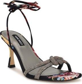 Nine West Raqchel Ankle Wrap Sandal in Black at Nordstrom Rack, Size 6.5