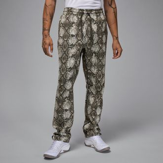 Nike Jordan Mens Jordan Sport Hoop Fleece Dri-FIT Printed Pants in White | HF9896-133