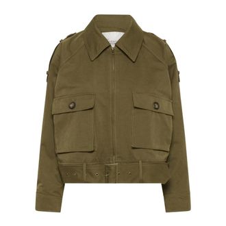 MY ESSENTIAL WARDROBE Bomber Jackets, female, Green, Size: XL Bomber Jacket