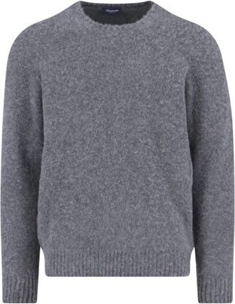 Drumohr Cashmere Sweater, Grey, Crew Neck