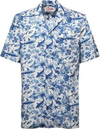 MC2 Saint Barth Kalea overhemd - Blauw