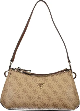 Guess Beige Polyurethane Womens Womens Bag