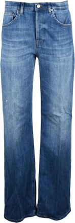 Dondup Jeans, Dames, Blauw, W26, Katoen, Jacklin Straight Jeans