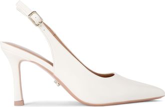 Carvela Womens Corletta Sling Court Heels - White - Size UK 8