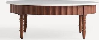 Anthropologie Thorne Marble Top 42 Coffee Table