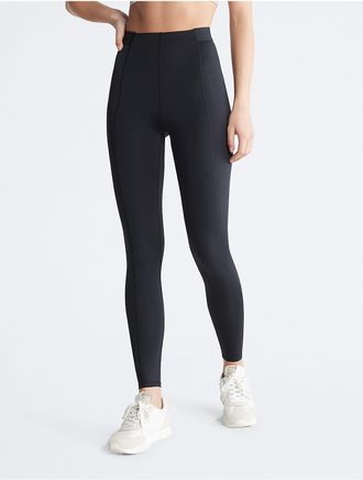 Calvin Klein Calvin Klein Womens CK Sport Effect High Waist 7/8 Leggings - Black - XS