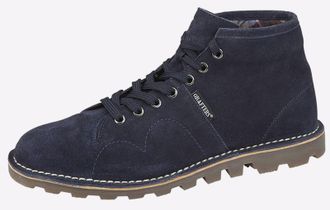 Grafters Holbourne Heritage Boots Mens - Navy Leather - Size UK 9