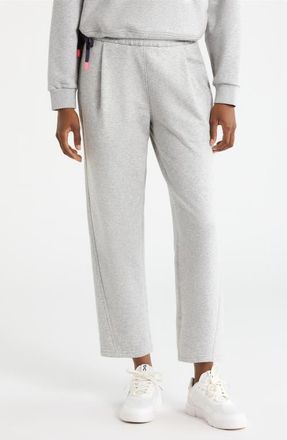 G/Fore High Rise French Terry Lounge Golf Pants in Nimbus Melange at Nordstrom, Size X-Small