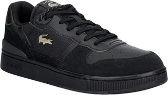 Lacoste T-Clip Set - Heren - Sneakers - Zwart - 43 EU - Leer - Schoenen