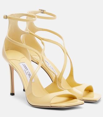 Jimmy Choo London Azia patent leather sandals
