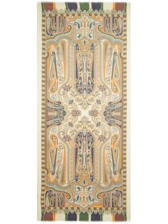 Etro Sjaal met paisley-print - Beige