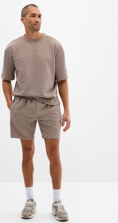 Le 31 Mens Embossed geo short Inseam: 7