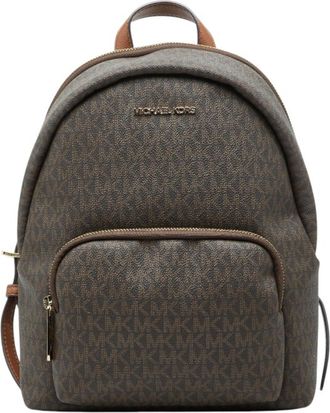 Michael Kors Brown Pvc Leather Backpack (Pre-Owned)