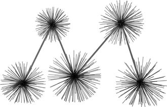 Kayoom Wanddekoobjekt »Wanddeko Domizil 325« sorgfältige Handarbeit, Unikat, kunstvoll