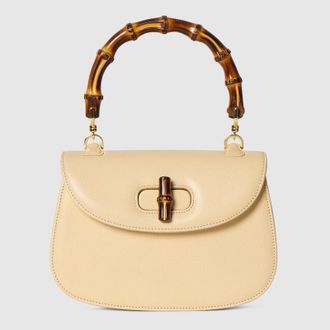 Gucci Bamboo 1947 Small Bag, Yellow, Leather