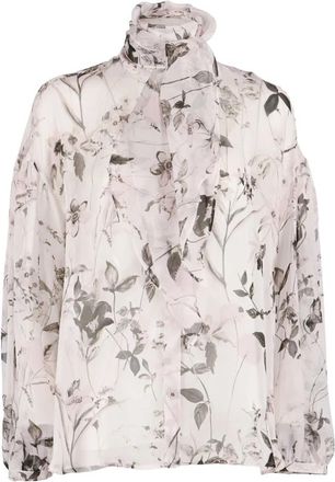 Max Mara Cami Top Casac+1pezzo Etere - Dames - Blouses - Wit - XS - Overhemden