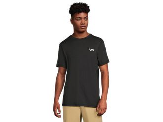 Rvca Sport Vent Short Sleeve Mens Workout Black : 2XL, Elastane/Polyester