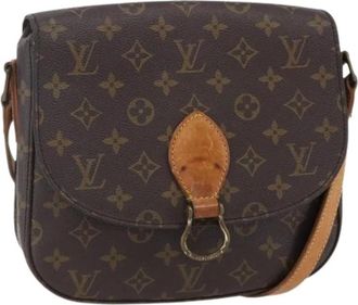 Louis Vuitton Pre-owned Cross Body Bags, female, Brown, Size: ONE SIZE Pre-owned Vintage Canvas Cross Body Bag