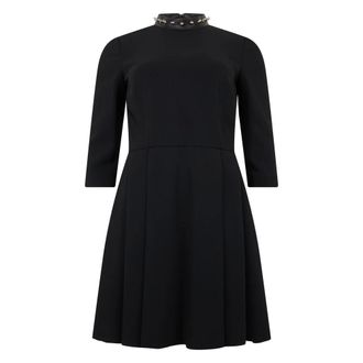 Moschino Elegant black dress in A line - female - Moschino - Short Dresses - Black - S - Dresses