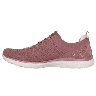 Skechers Womens Show Runner Shoes In Dark Rose