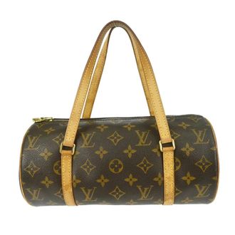 Louis Vuitton Papillon Monogram Canvas Brown Canvas Handbag (Pre-Owned)